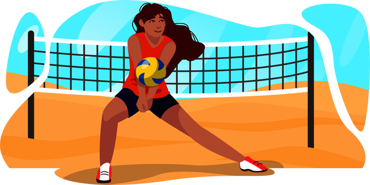 Treningar for volleyballspelarar i 7 - vg1 klasse gutar og jenter.